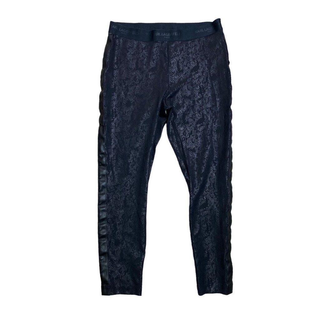 Karl Lagerfeld Paris Black Leggings Size Medium